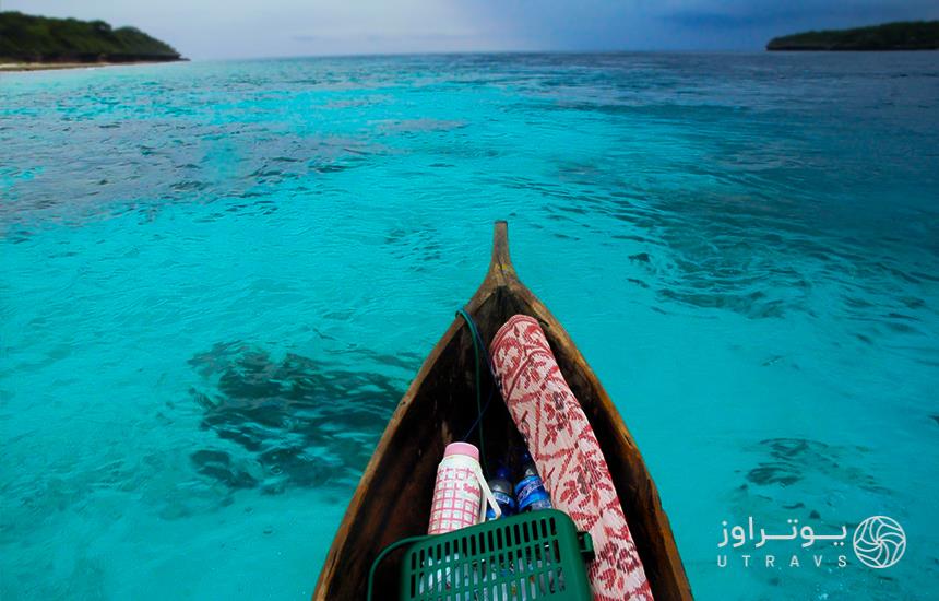 clear waters of Jaco Island